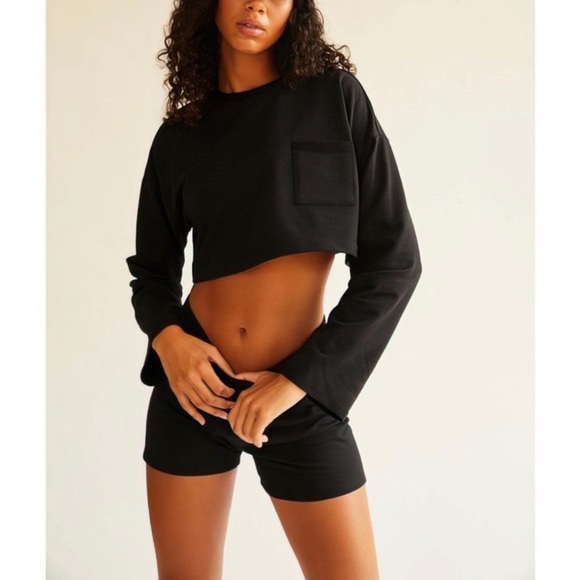 Free People Movement Women Sunny Set 2PCs Black - Picture 4 of 6